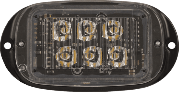 Directional light Amber 12V R65/ICAO/MIL-STD 461F Double Flash